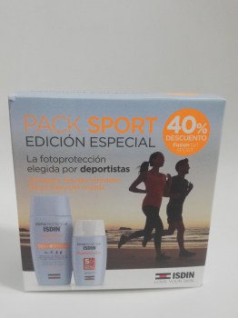 Pack Sport. Fusion Gel Sport  50 + y Fusion Water